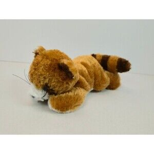 Ron Banafato Red Panda Plush Stuffed Animal Lying Down 6” Long